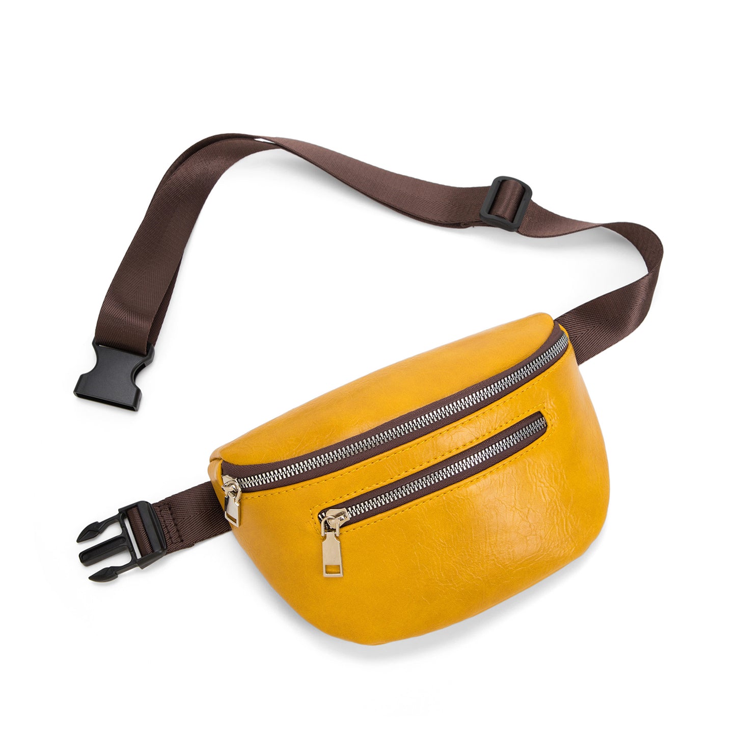 Leather Fanny Packs for Women, Fashion Waist Packs Hip Bum Everywhere Belt Bag with Adjustable Strap