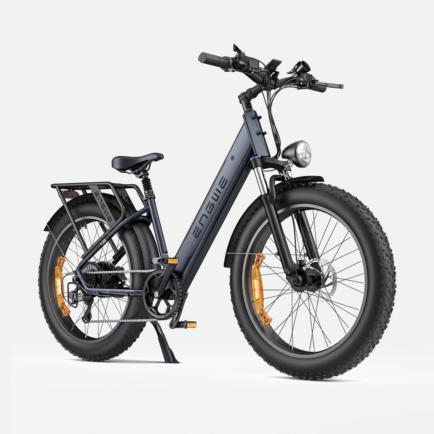 ENGWE E26 750W Electric Bike for Adults, 26" *4.0" Fat Tire E-Bike with 48V 28Ah Removable Lithium-Ion Battery, 28MPH 7 Gears Commuting Mountain Ebike