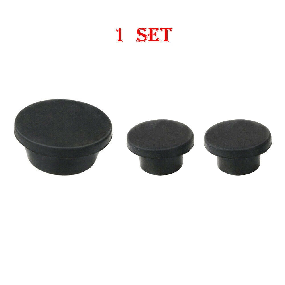 For Jeep Wrangler JK 07-17 Tailgate Plug Set Spare Tire Carrier Delete Rubber