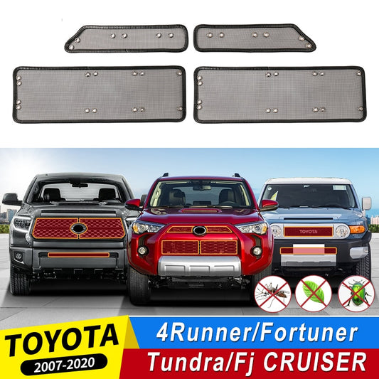 2007-2022 Toyota 4runner Tundra FJ Cruiser Fortuner Grille Insect Prevention Modification Accessories TRD Off Road Pro Sport SR5