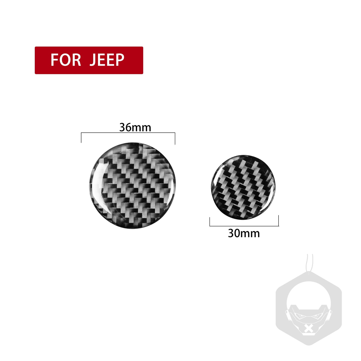 For Jeep Wrangler JK 2018-2020 Real Carbon Fiber Gear Shift Handle Head Above Trim Cover Decoration Accessories Stikcer